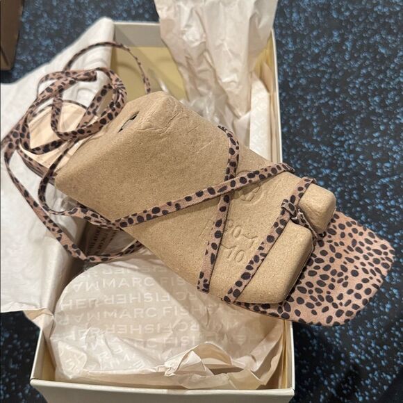 Marc Fisher Dark Brown Strappy Sandals - Picture 2 of 4